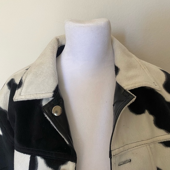 Reversible Cow Print Jacket size small - Picture 3 of 9